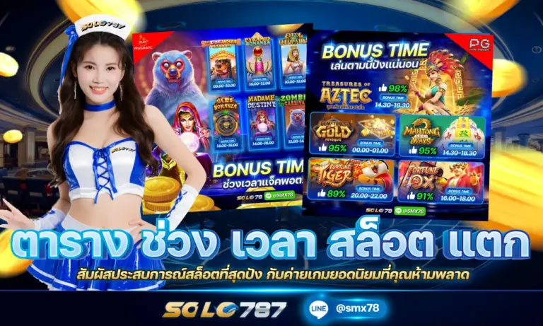 ตาราง ช่วง เวลา สล็อต แตก เทคนิคแม่น คว้าโบนัสใหญ่ได้ง่ายๆ
